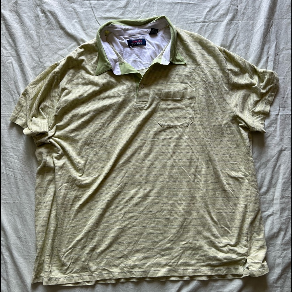 Cotton Mist By Enro Size 5X Polo Shirt Cotton Blend Length 32” #527